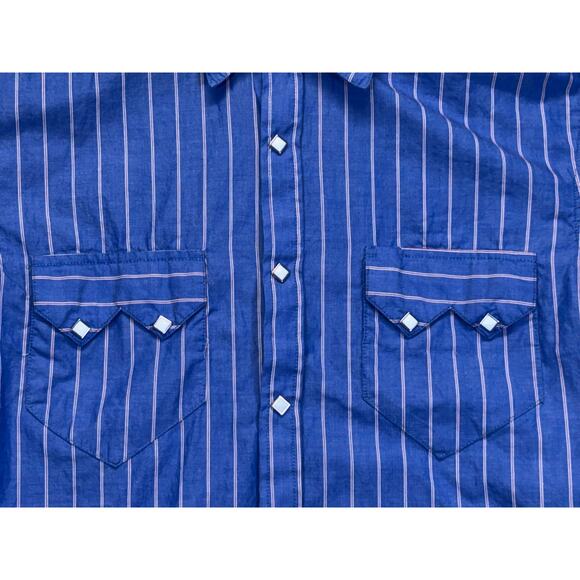 Rockmount Ranchwear Men’s Small Pearl Snap Western Shirt Vintage Cowboy USA Made - Picture 10 of 16